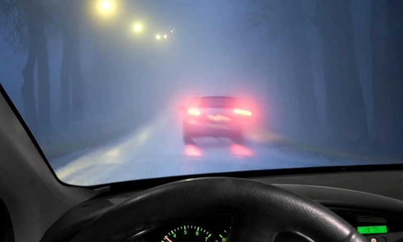 عوامل مؤثر در رانندگی در مه